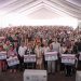 Omar Muñoz entrega 845 calentadores solares en Cuautlancingo