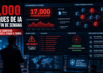 Un ataque de IA autónoma realizó 17,000 acciones en un fin de semana y la empresa sobrevivió por una sola razón