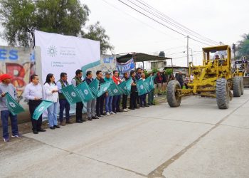Inicia pavimentación que conectará Atoyatenco y Temaxcalac, en Texmelucan