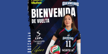 Pau Muñoz regresa a Guerreras de Puebla