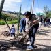 Reforestan telesecundaria en Emiliano Zapata en San Andrés Cholula