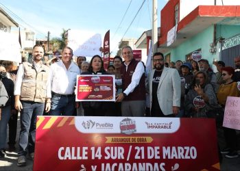 Inicia rehabilitación vial en San Jerónimo Caleras