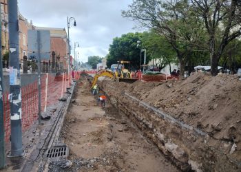 Renovación de red hidráulica en el Centro Histórico registra 80% de avance
